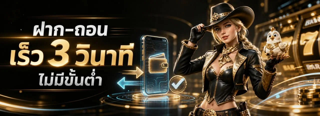 ระบบฝากถอนออโต้ texas168 รวดเร็วผ่าน QR Code และธนาคาร